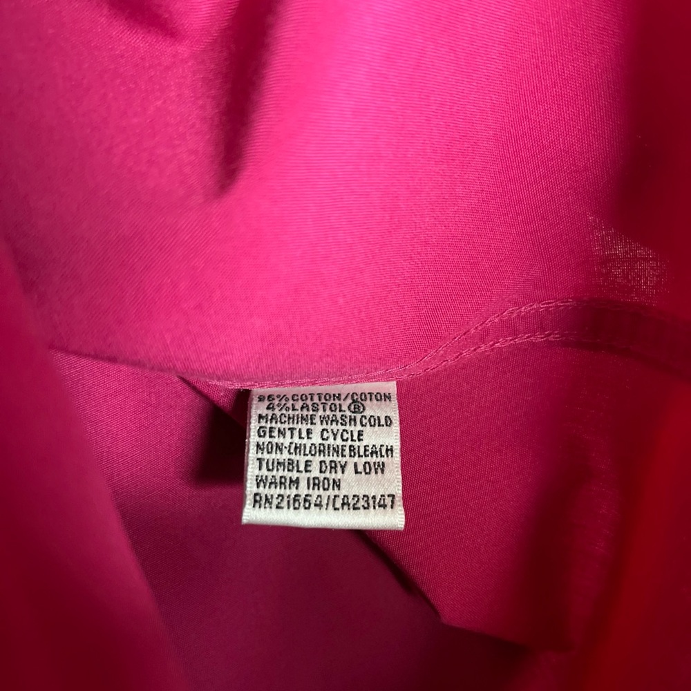 Vibrant Fuchsia‎ Button-Down Shirt - Picture 3 of 6